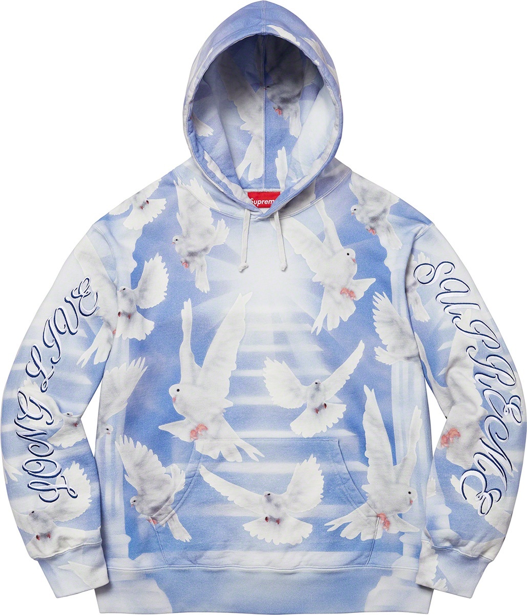 Doves Hooded Sweatshirt view 5